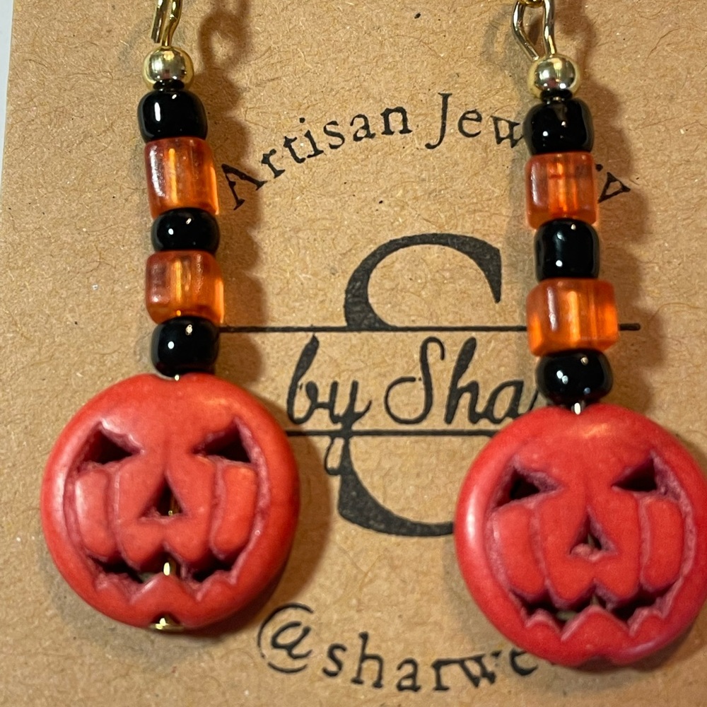 Halloween/Pumpkin Earrings- NWT